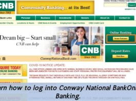 Conway National Bank Login