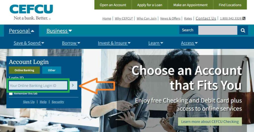 Citizens Equity First Credit Union Login