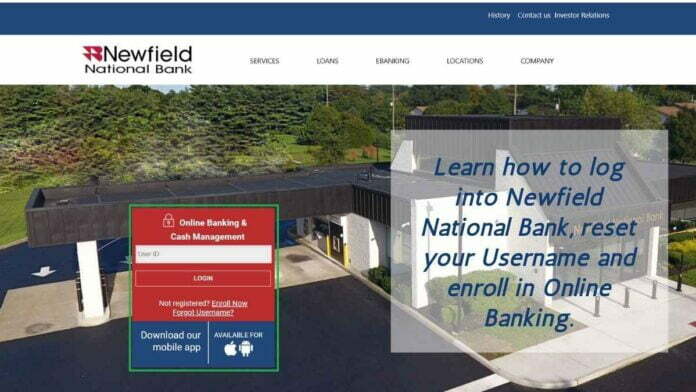 Newfield National Bank login