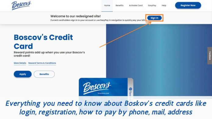 Boscovs Credit Card Login