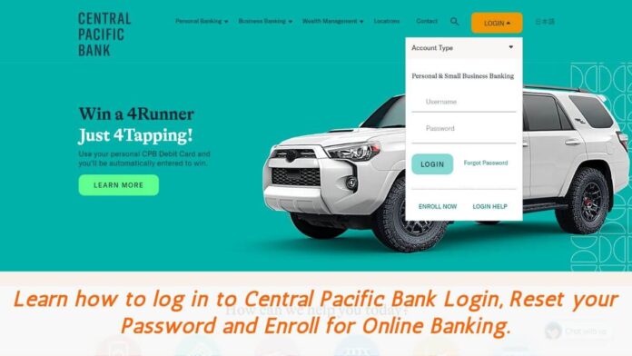 Central Pacific Bank Login