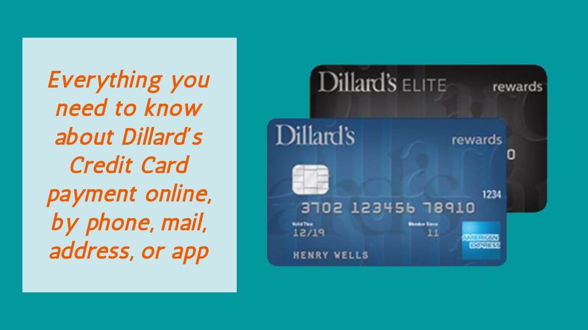 Dillards Credit Card Payment 