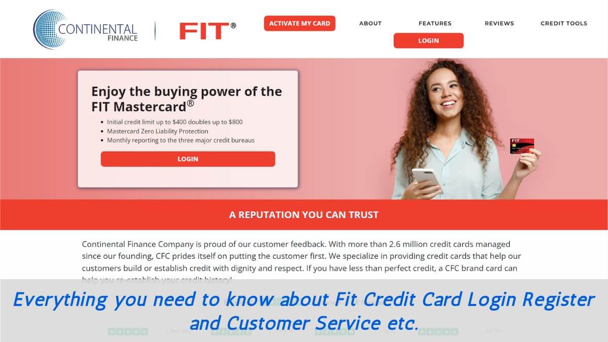 Fit Credit Card Login Payment Customer Service 