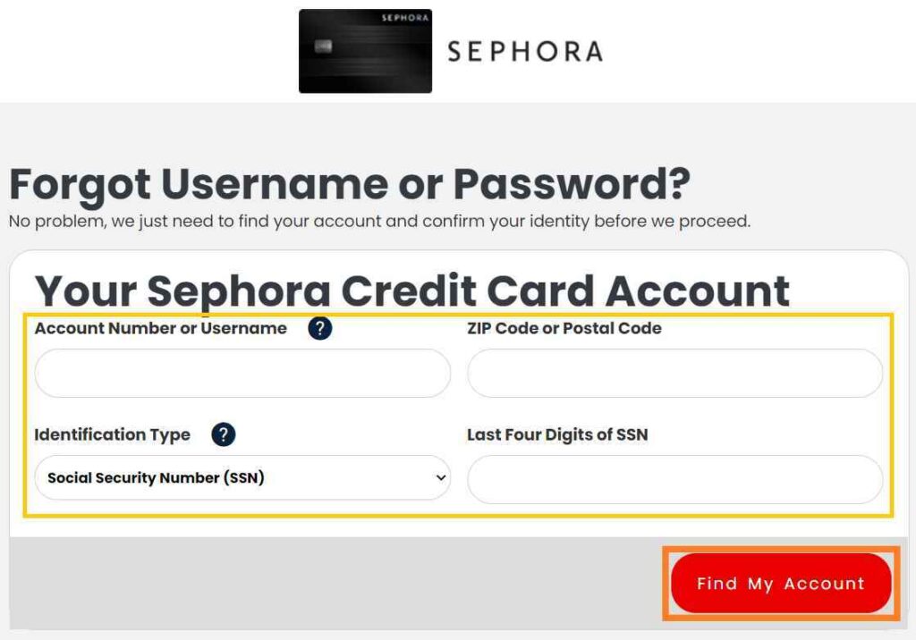 Sephora Credit Card Login