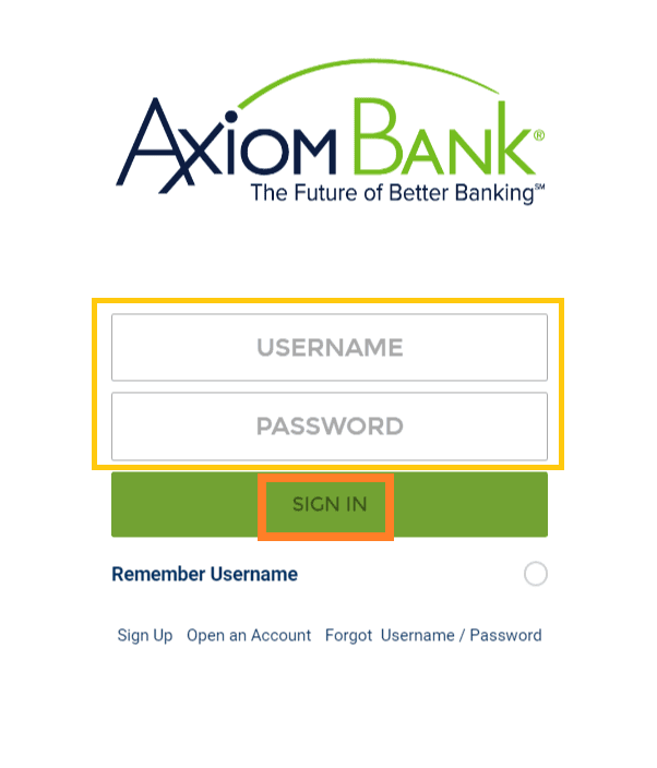 Axiom Bank Login