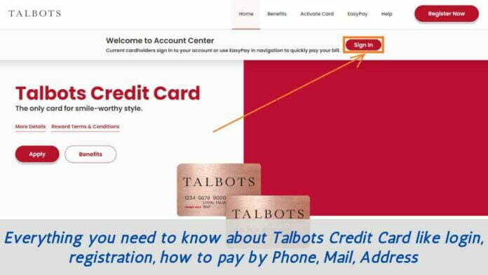 Talbots Credit Card