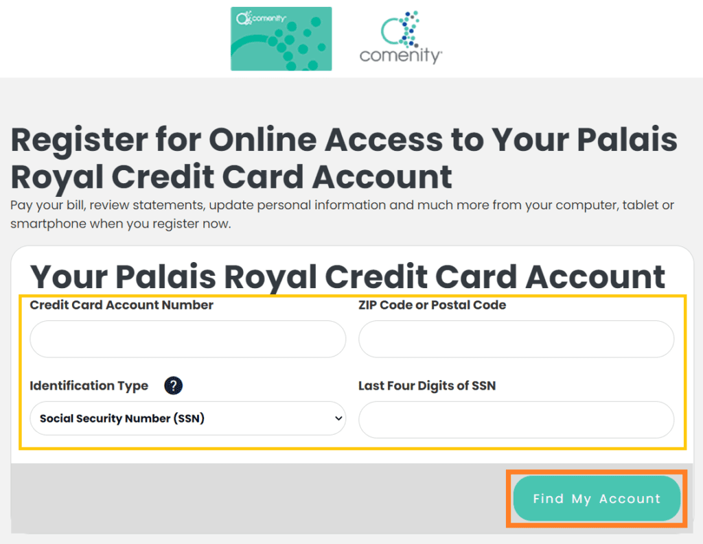 Palais Royal Credit Card