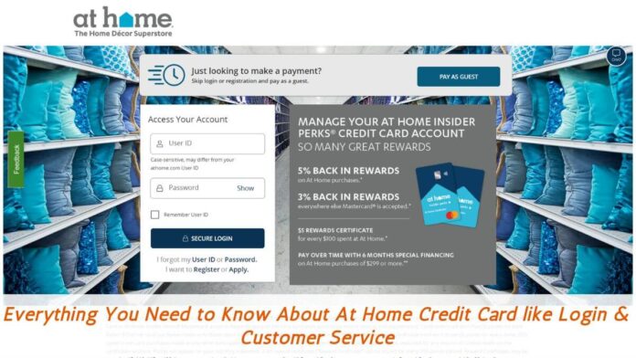 At Home Credit Card