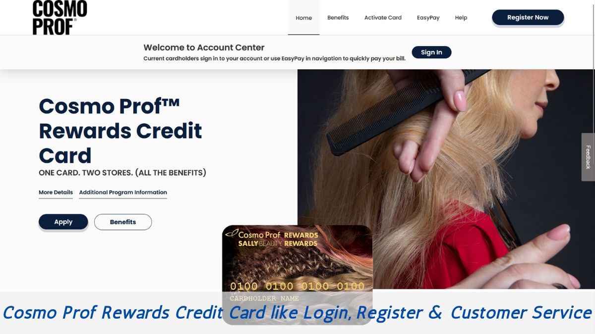 Cosmo Prof Rewards Credit Card Login Customer Service